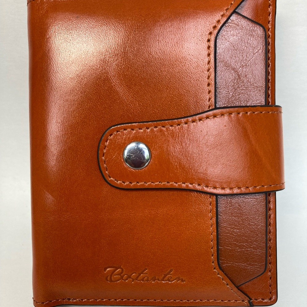 Bostanten Brown Leather Wallet - NWOT